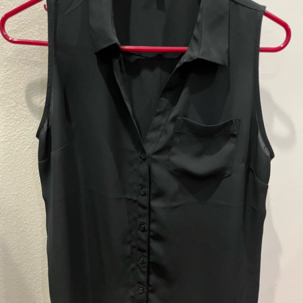 The Limited Ashton Black Sleeveless Blouse